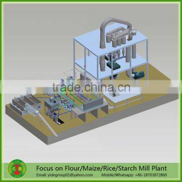 Best selling Low price cassava starch production machine