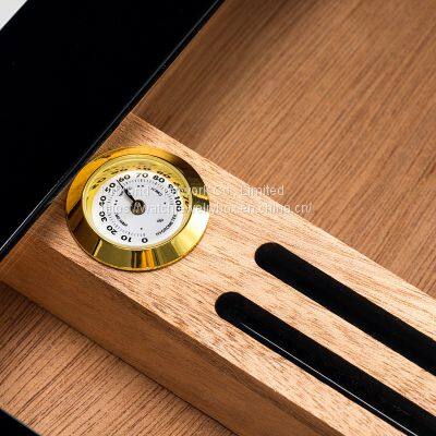 Luxury Portable Cigar Box Cedar Solid Wood Moisturizing Box High-grade Household Cigar Storage Wooden Cigarette Box photo-5