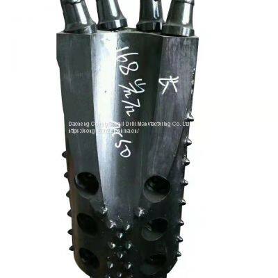 Trenchless directional crossing pilot bit, drill pipe reamer and pipe puller.