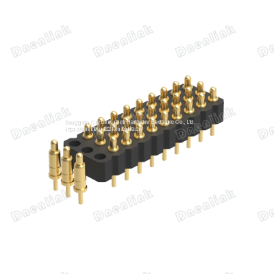 Dnenlink 2.00mm pitch Triple Row H2.5mm Straight SMT type Male Header PogoPin connector