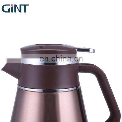 GiNT 1.3L High Quality Stainless Steel Outer Glass Inner Coffee Pots With Handgrip and Lid photo-2