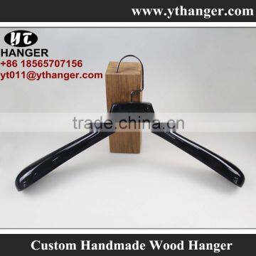 IMY-539 black shiny wooden hangers coat rack