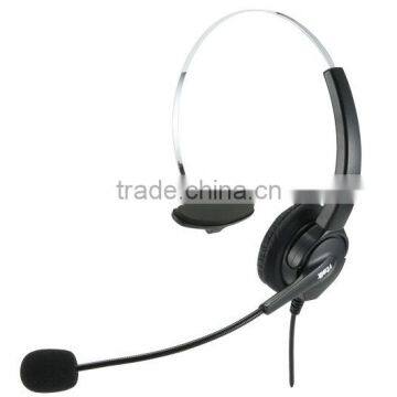 call center rj9 headset with noise cancelling