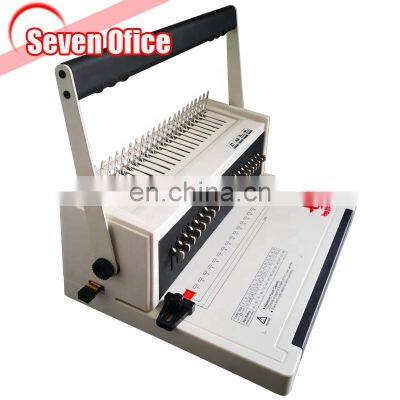 21 holes Comb binding machine A4 Manual plastic comb binder free logo print