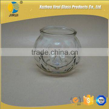350ml Popular Clear Glass Candle Jar for Hallowmas