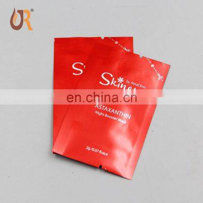 Small Mini Size Aluminum Foil Heat Seal Three Side Seal Flat Sachet For Cosmetic Sample Packaging Packet Lotion Foil Sachets photo-2