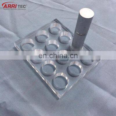 Custom Countertop Display 12 Bigger Hole Holder Square Acrylic Lipstick Organizer photo-4