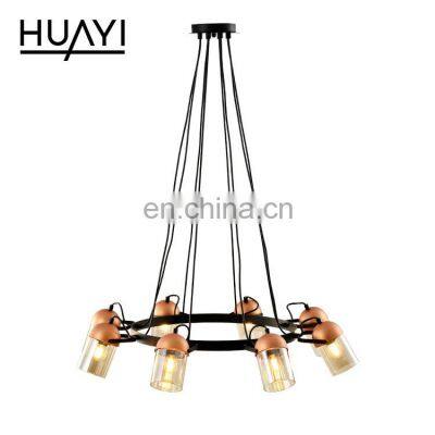 HUAYI New Model Simple Style Modern E14 Bulb 300w 480w Living Room Bedroom Indoor Pendant Light photo-4