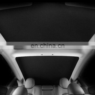 Sun Protection Sunshades Black Uv Protection Blind Sun Visor For Tesla Model 3