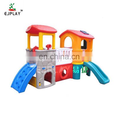 Customized Size Cheap Toddler Playground Kids Playhouses Indoor Plastic Slide