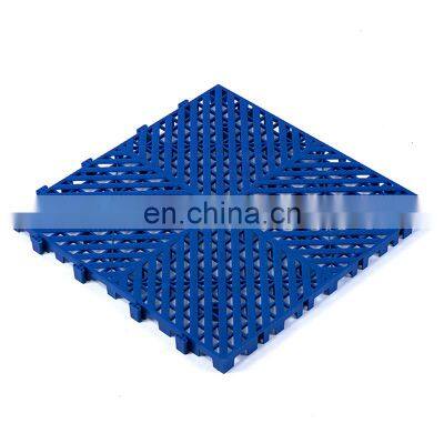 CH Factory Direct Supply Drainage Modular Performance Floating Elastic 40*40*2.5cm Interlocking Garage Floor Tiles