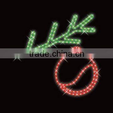 New design 2015 led rope xmas motif light