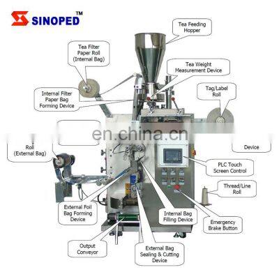 Hot Selling Automatic Small Tea Bag With String Packing Machine photo-3