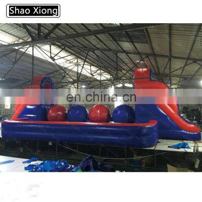 Adult 5K Double Lance Leaps And Bounds Inflatable Big Baller Obstacle Course Game For Sale photo-2