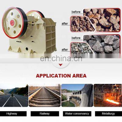 Small Stone Rock Mobile Stone Crushing Machine PE 150*250 Gold Ore Crusher Jaw Crusher