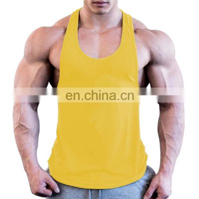 wholesale fashion white black cotton mens fitness tank top vest custom summer muscle bodybuilding