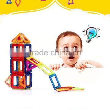 High Quality Plastic Magnetic Building Blocks Toy of Kids 2016 Christmtas Gifts; Popular Environmental Magnetic Toys; DIY Toys photo-3