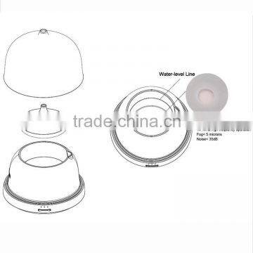 200ml Aroma Essential Oil Diffuser Ultrasonic Mists Diffuser Humidifier for Baby Room / SPA AN-0489 photo-2