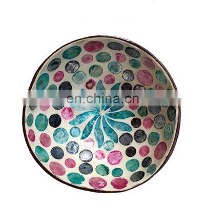 Eco Friendly Organic Coconut Shell Bowl Handmade Coconut Salad Bowl Cheap Wholesale photo-3