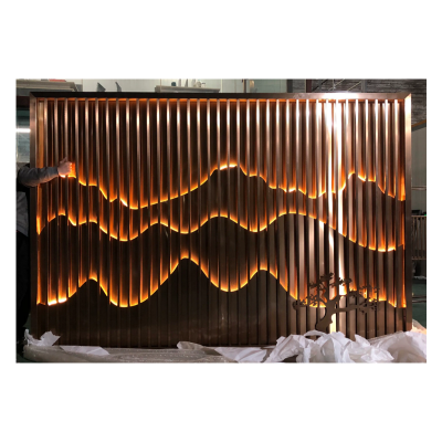 LaSer Cut Room Dividers Luxury Room Partition Steel Panel Dividers photo-5