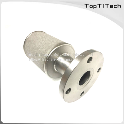 Titanium rod filter element