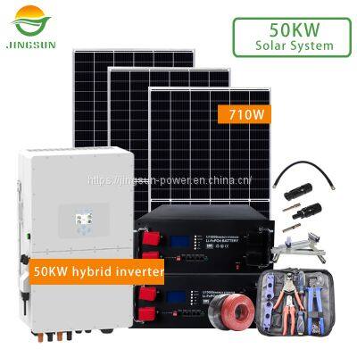 50KW Solar System 710W panels