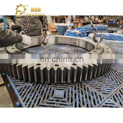 06-1250-21 forging slewing ring crane swing circle with external teeth