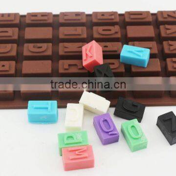 Wonderful 30 Cavities 3D alphabet letter molds