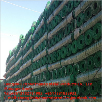 PVC-Welded wire mesh/flower and wood fences/ vinyl coat wire mesh/ plastic wire mesh