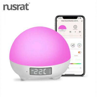 Smart Sound Machine with Baby cry detection and Temperature Detection supporting app control to set up your sleep routine