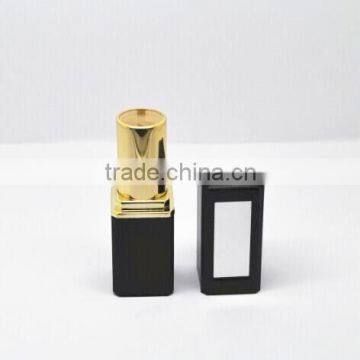 black metal square lipstick container with cup size of 12.7mm