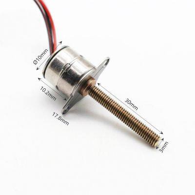 Manufacturer Supply 5V 10mm Micro Stepping Motor With Linear Screw Shaft photo-5