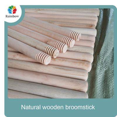 Custom Home Cleaning Stick Purchased Wooden Pole Hand Broom Wood Broom Stick