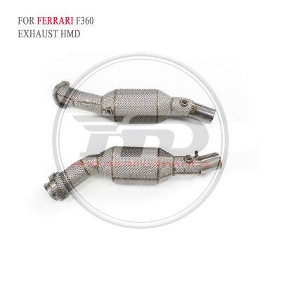 HMD Exhaust Downpipe for Ferrari California/F360/F430/SF90 Car Accessories With Catalytic Converter Without Cat Whatsapp+86 18946955156