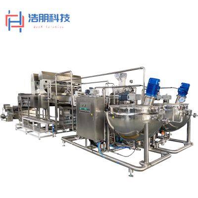 Automatic Popping Boba Production Line | Food-Grade Stainless Steel, 300-500kg/h, Customizable for Konjac Jelly/Tapioca Pearls