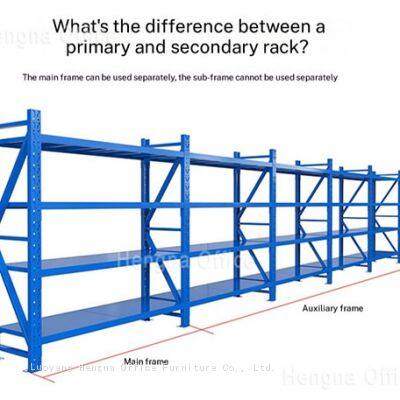 E-commerce Warehouse Storage Shelves for Logistics Center, High-Quality Cold Rolled Steel Picking Rack With Powder Coated Surface, Long Life Service