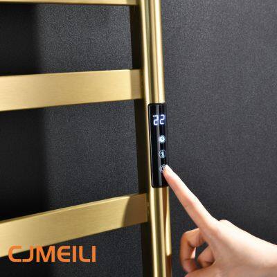 Bathroom Electric Heated Towel Rack, Towel Warmer for Bathroom, Wall Mounted Stainless Steel,4 Colours photo-3