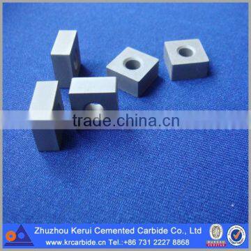 Pure tungsten carbide inserts Detailes for marble cutting