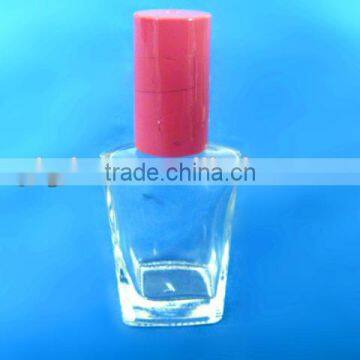 wholesale 8ml square nail polish bottle rectangular glass bottle for nail polish with plastic cap