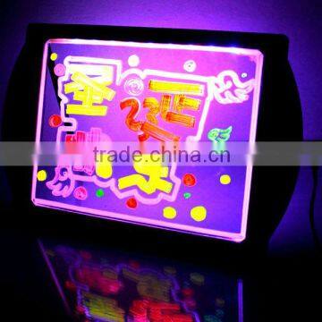 Fluorescent LED Menu Sign