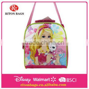 New Beautiful Girl With Cat Lunch Bag