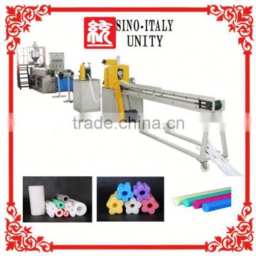 High Quality PE foaming noodle plastic extrusion line