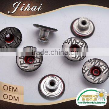 Quality Decorative Gold Metal Rivet Brand Logo Jeans Button photo-3