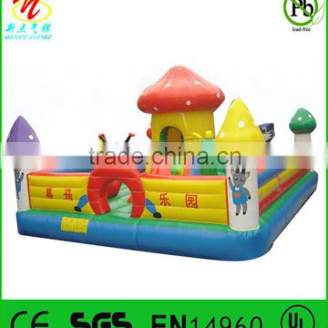 Inflatable amusement park mushroom theme inflatable fun city