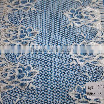 2016 Cheap French Swiss Cotton Lace Material Hot Sale Width 18cm for Underwear