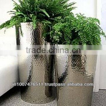 Aluminum Conical Hammered Garden Planter