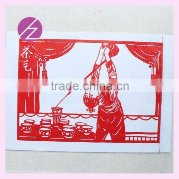 Christmas gift Chritmas decoration for supermarkets handicraft paper-cut wedding home decoration /window door decoration JZ-94