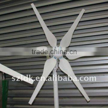 lighting system small wind turbine hyacinth 12V/24v/5.85kg for home 2011