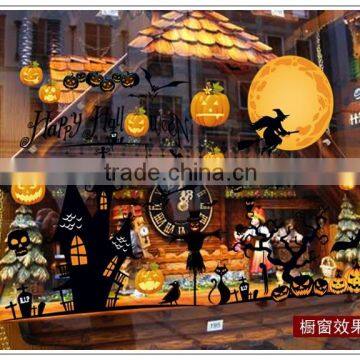 ALFOREVER PVC Halloween Big Size Sticker,pvc Halloween Decals photo-2