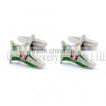 National Flag Cufflinks 925 Sterling Sliver Custom Studs Enamel Cufflinks photo-6
